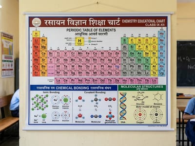 Chemistry Printed Charts educational chart supplier India