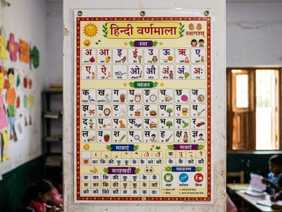 Hindi Printed Charts educational chart supplier India
