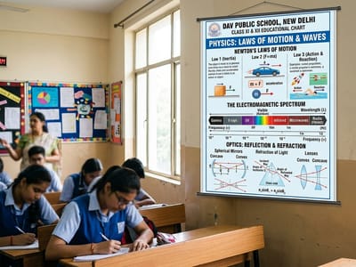 Physics Printed Charts educational chart supplier India