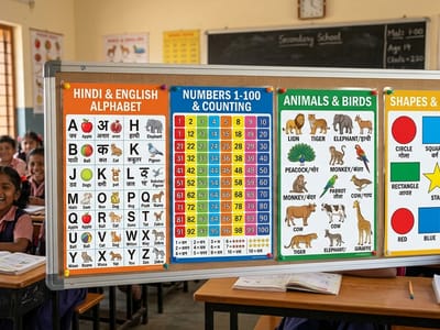Primary Printed Charts educational chart supplier India